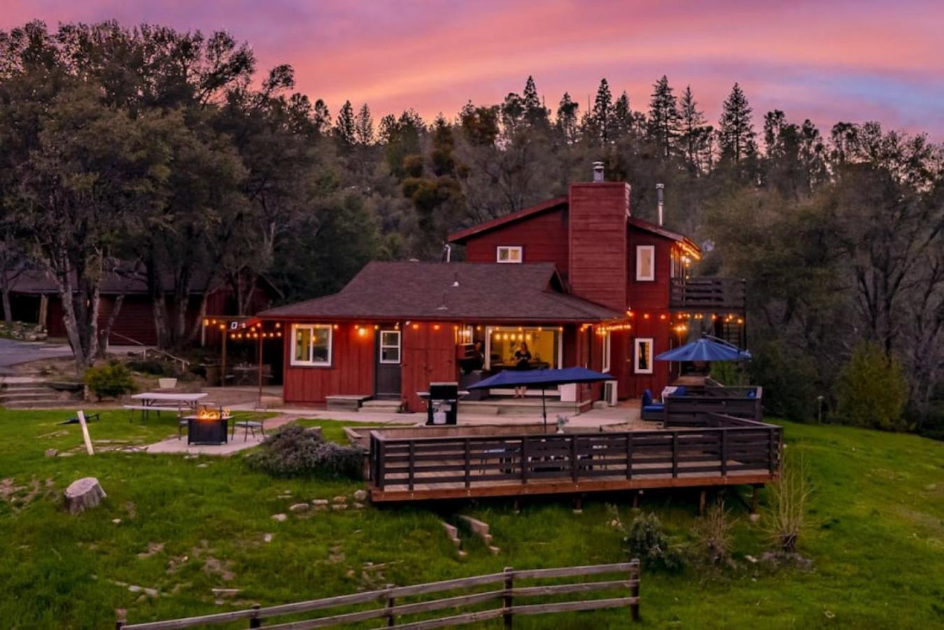 Sierra Vista Lookout Lodge With Creek, Waterfall And Waterholes, Minutes From Bass Lake And Yosemite South Gate North Fork Экстерьер фото
